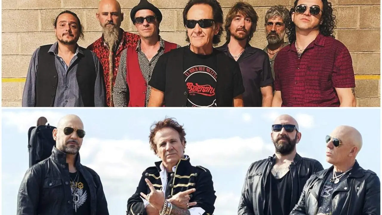 Bandas Burning y Obus anuncio conciertos Fiestas Valladolid 2026 rock
