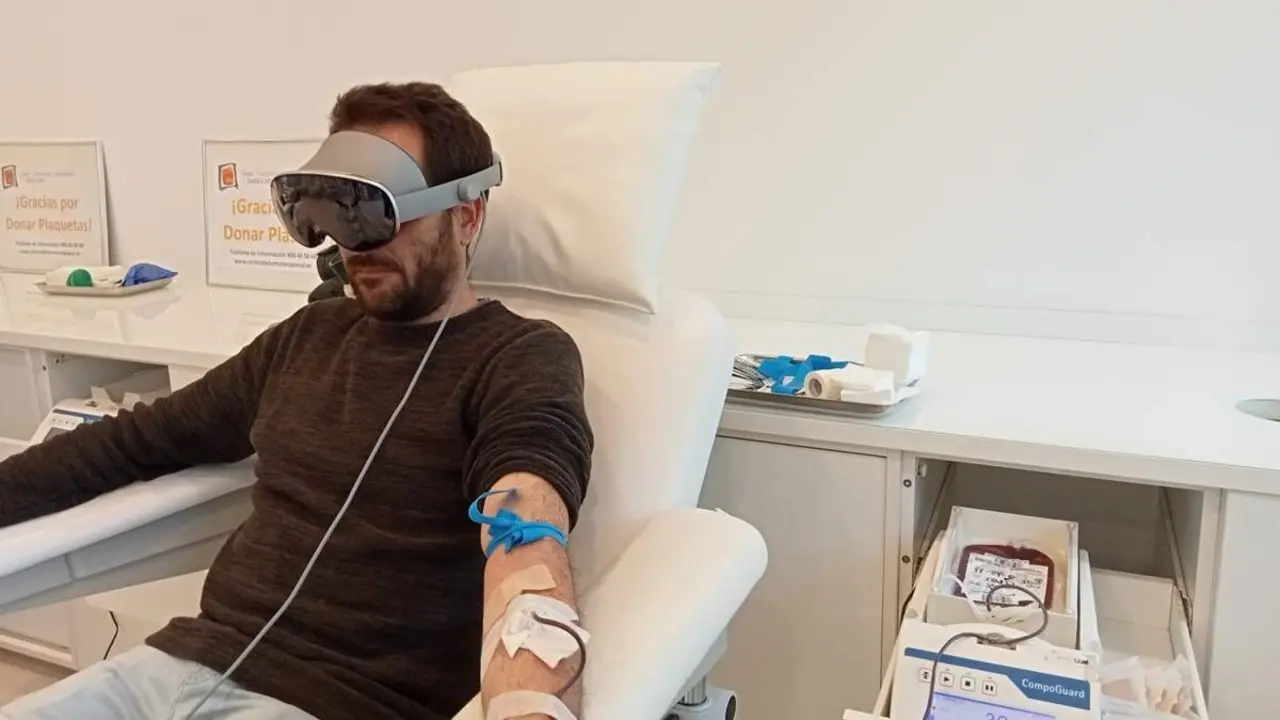 Nuevas gafas realidad mixta proceso donacion sangre Chemcyl jcyl