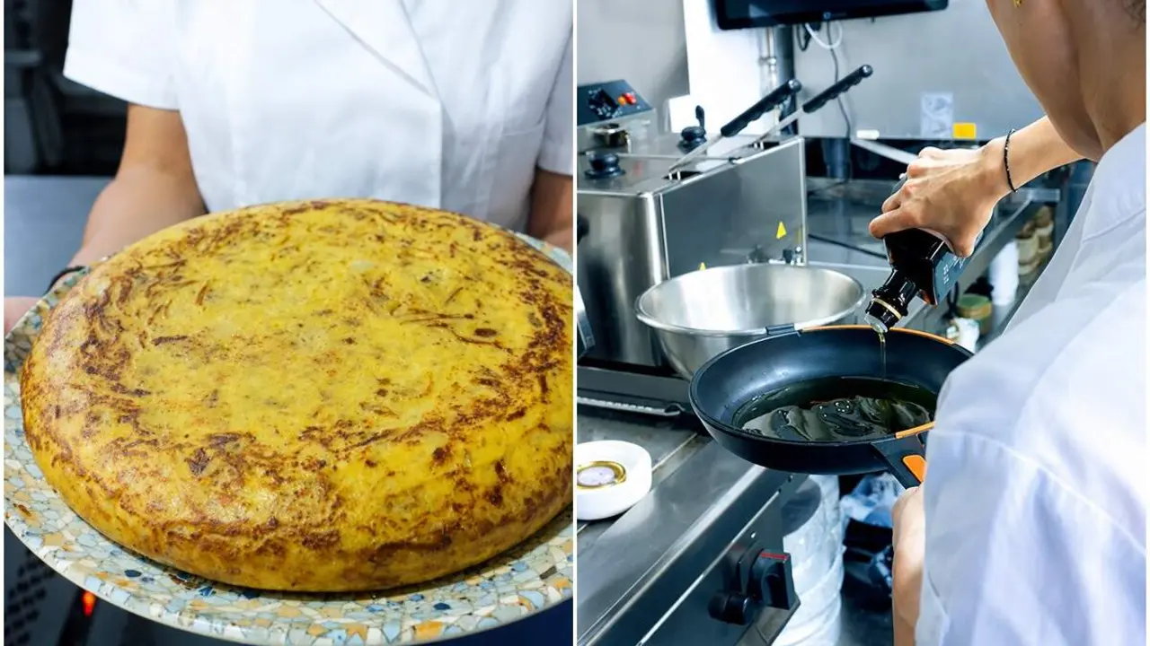 Tortilla de patata mas cara del mundo cocina aceite Oliduero Valladolid