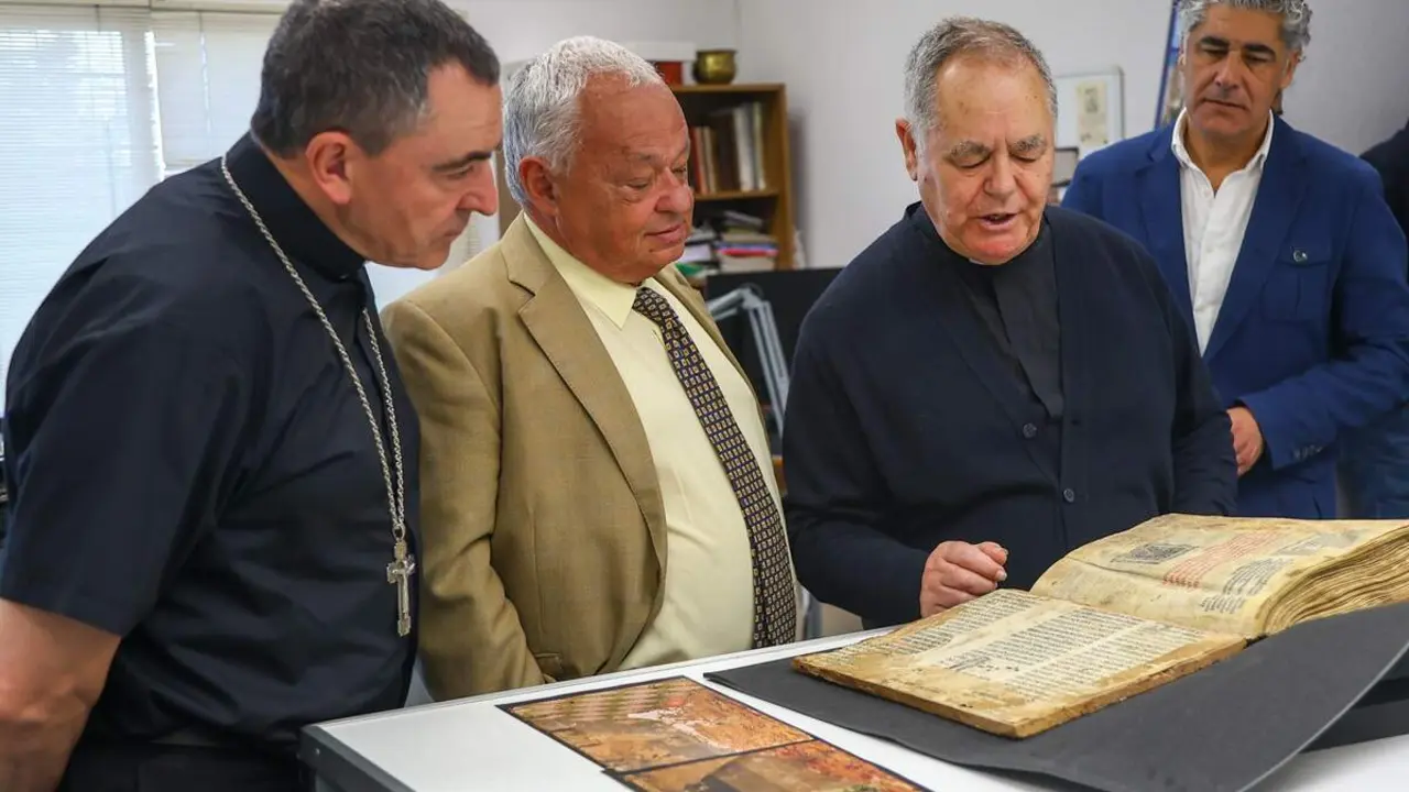 Recepcion codice Salterium Centro Conservacion y Restauracion Bienes Culturales Simancas
