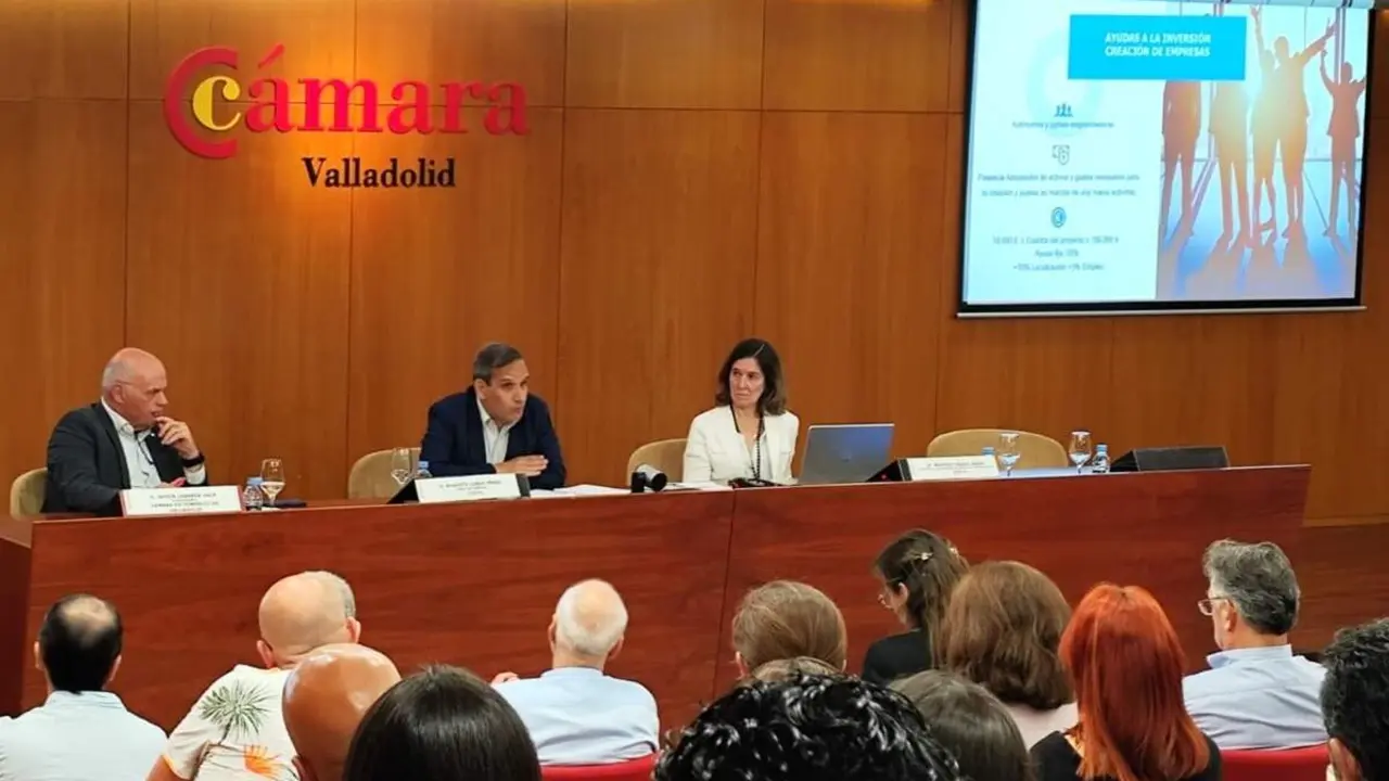 Presentacion nuevas medidas apoyo empresarial legislatura provincia Valladolid Augusto Cobos Icecyl