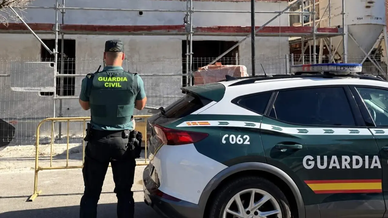 Robo obra construccion vivienda Laguna de Duero Guardia Civil