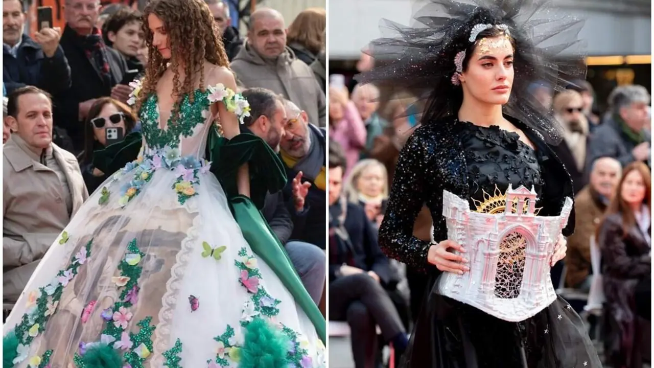 Desfile Callao vestidos patrimonio provincia Valladolid Diputacion