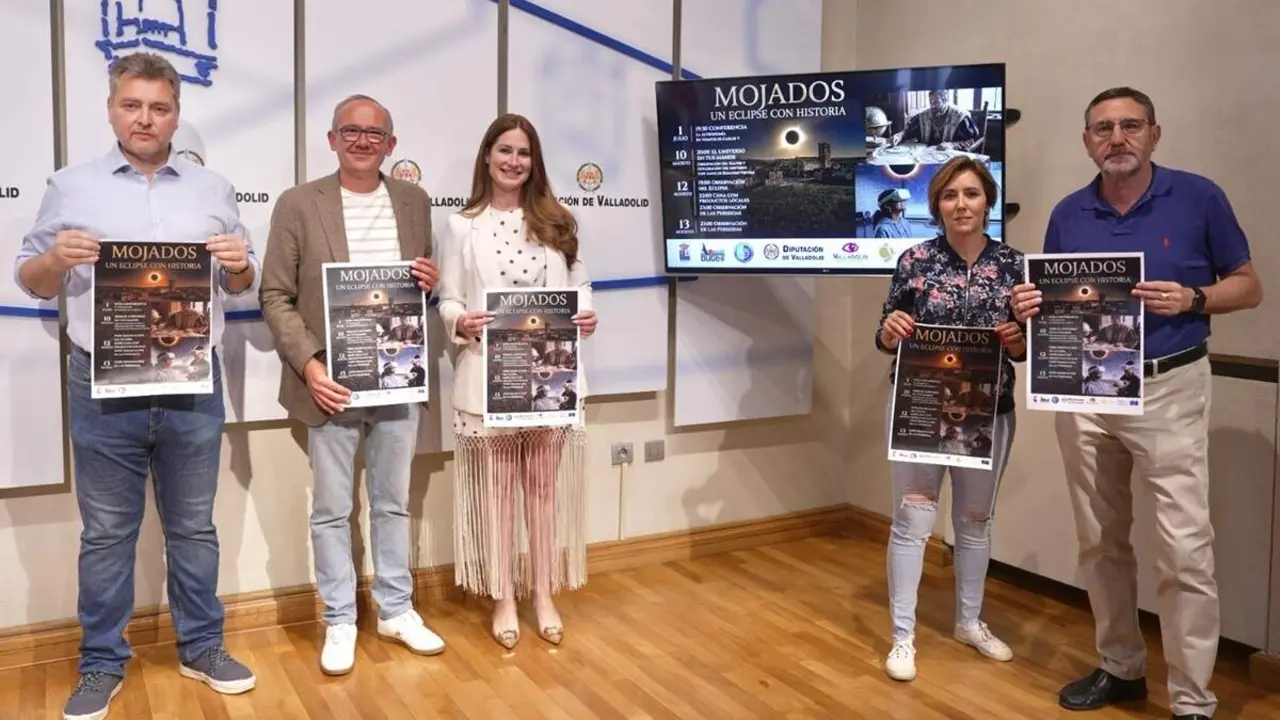 Presentacion programa actividades Mojados eclipse solar agosto Diputacion Valladolid