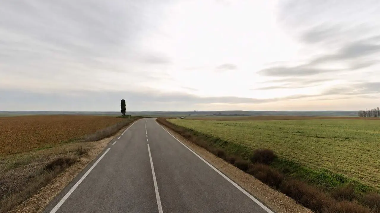 Accidente mortal hombre fallecido carretera VP-5507 Villalan de Campos Valladolid