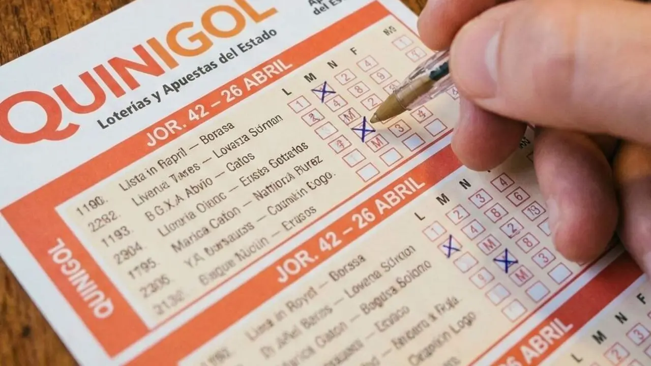 Sorteo resultados Quinigol boleto Loterias y Apuestas del Estado Valladolid