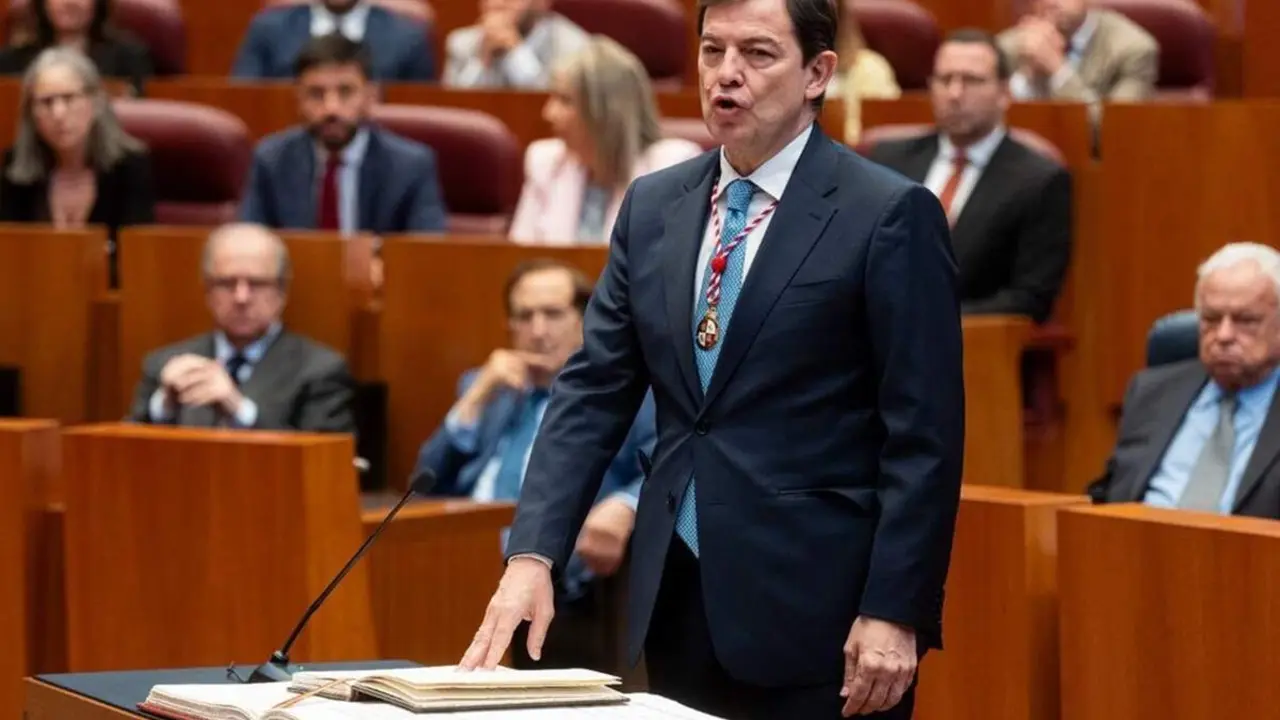 Toma de posesion Alfonso Fernandez Manueco presidente Junta tercer mandato