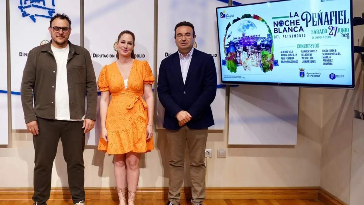 Presentacion La Noche Blanca Penafiel conciertos espacios singulares Diputacion Valladolid