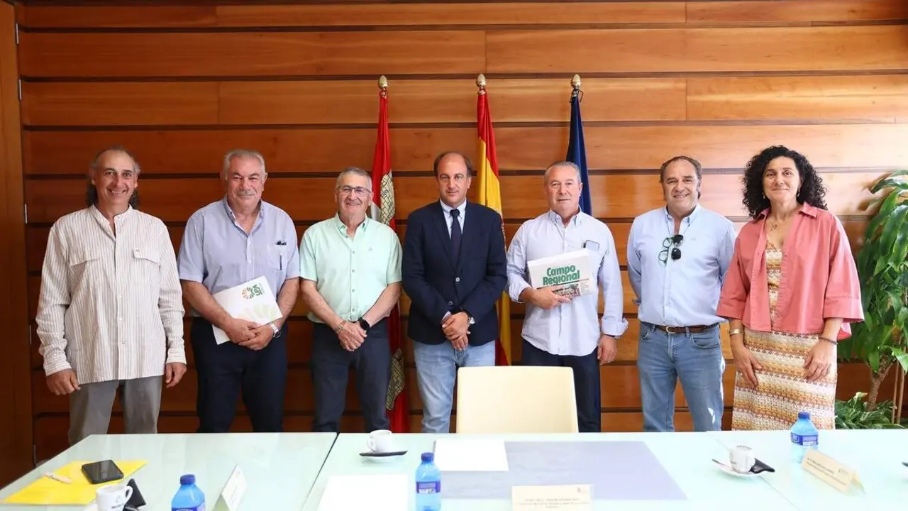 Primera reunion consejero de Agricultura Joaquin Antonio Pino OPAS jcyl
