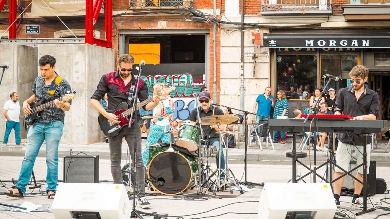 Actuaciones grupos Dia de la Musica calles y plazas ciudad Valladolid