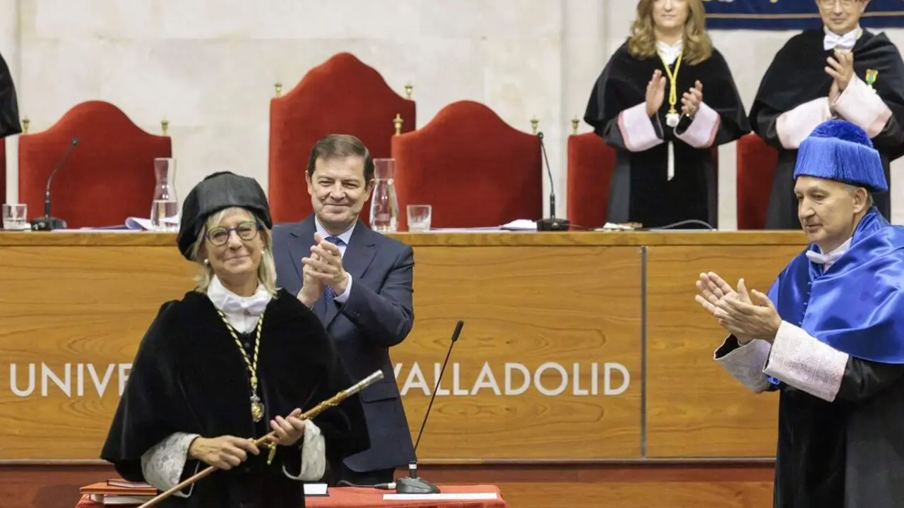 Toma de posesion Pilar Garces primera rectora Universidad de Valladolid