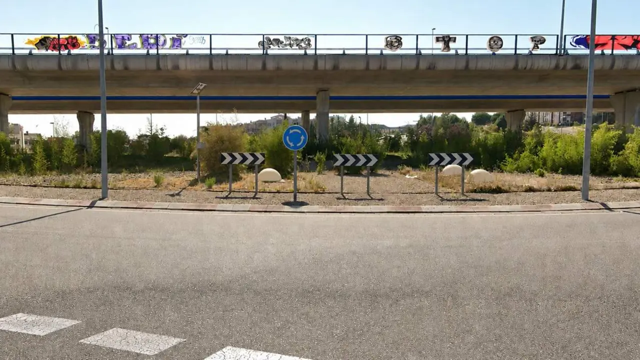 Rotonda bajo VA-30 Arroyo de la Encomienda Avenida de Salamanca accidente trafico sucesos