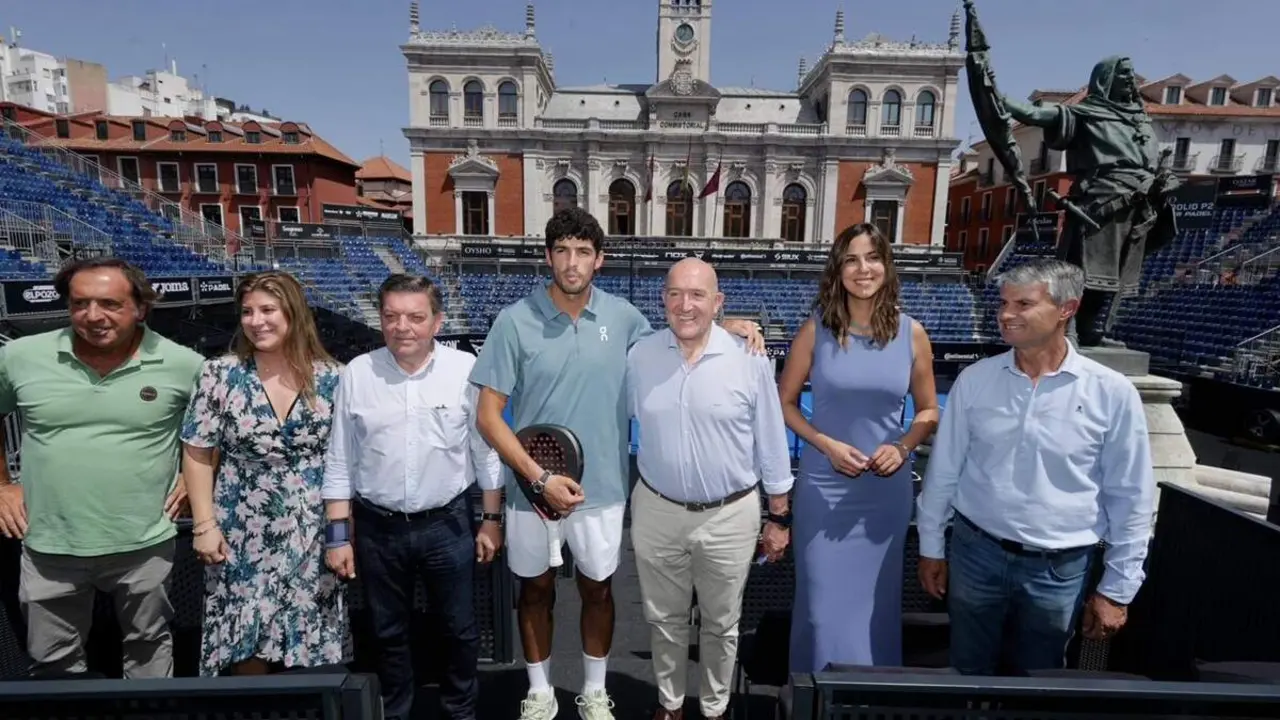 Presentacion Valladolid Premier Padel P2 Plaza Mayor Ayuntamiento Junta
