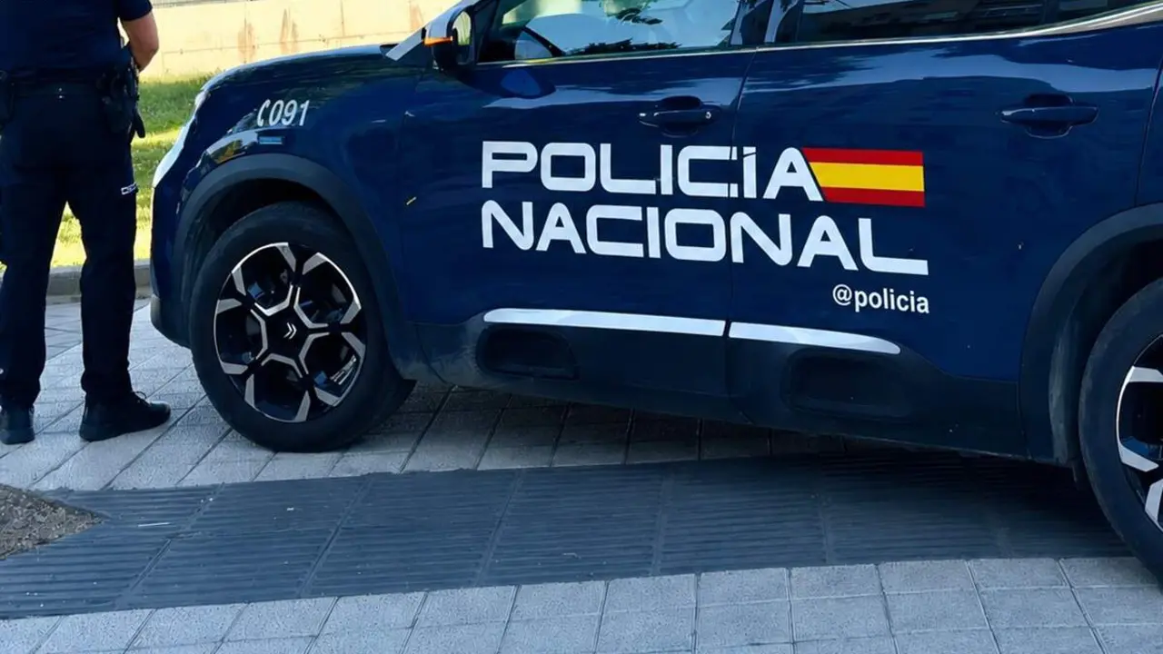 Agente Policia Nacional coche patrulla sucesos Valladolid detencion intervencion