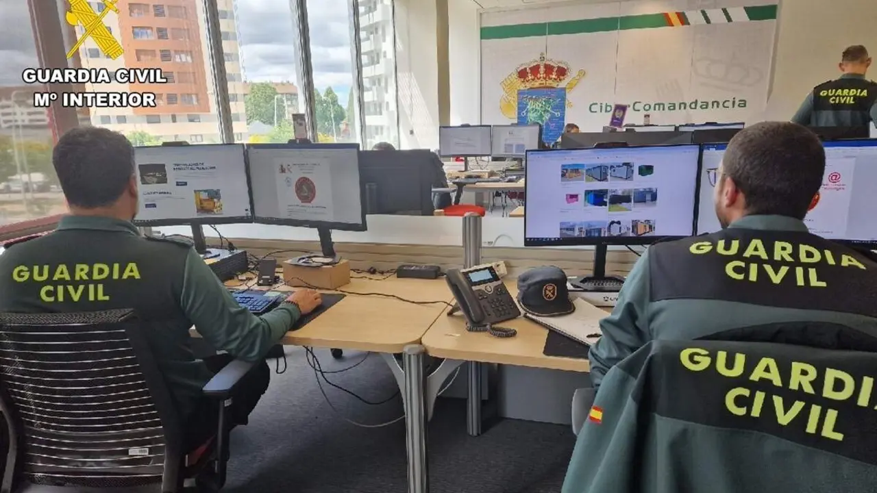 Investigadores Guardia Civil CiberComandancia ordenadores estafas victimas Valladolid