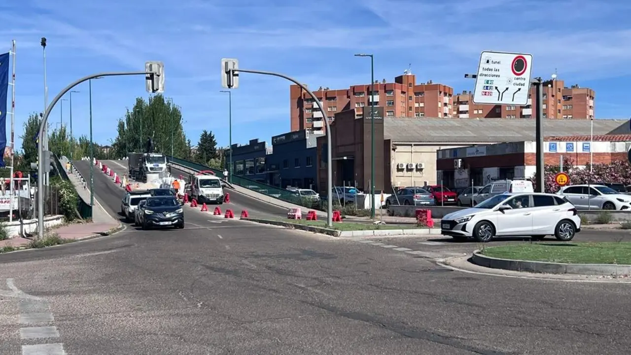 Viaducto Daniel del Olmo Poligono Argales movilidad trafico Valladolid