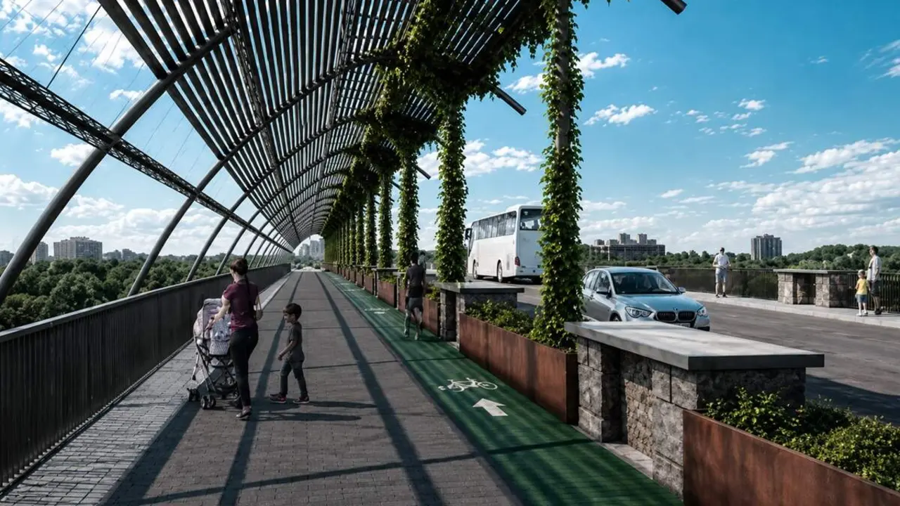 Nuevo proyecto pergola sombra Puente del Poniente Valladolid