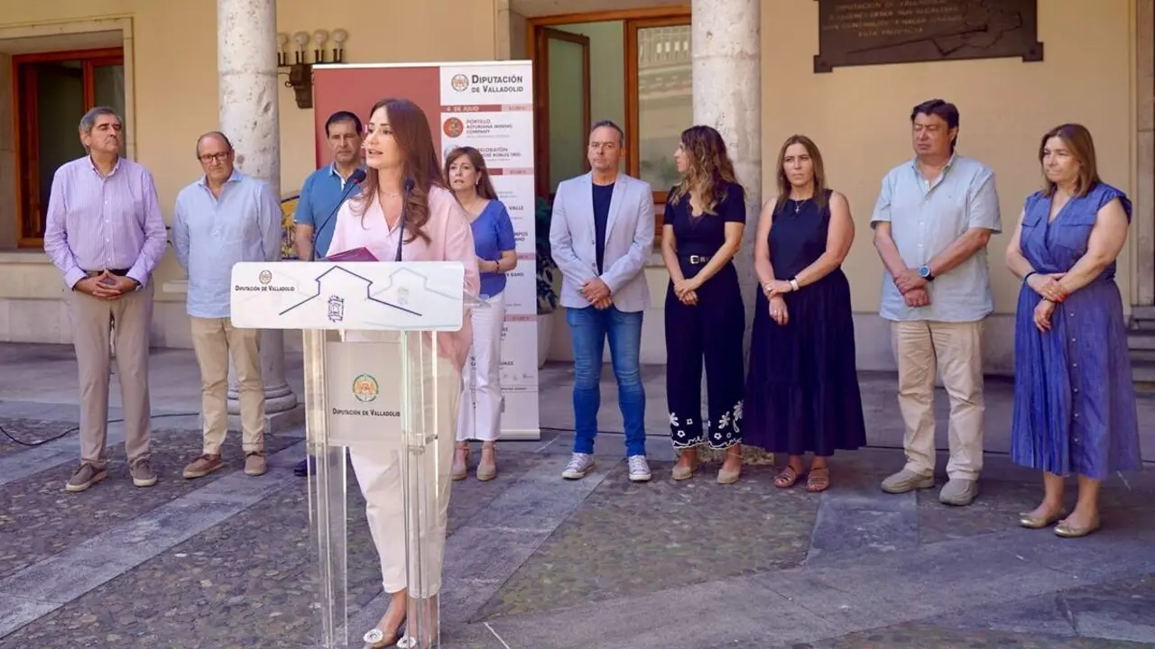 Presentacion Veladas Musicales Castillos 2026 Yolanda Burgoa y alcaldes Diputacion Valladolid