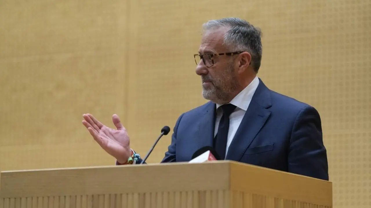 Carlos Pollan rueda prensa nuevo vicepresidente primero Junta de Castilla y Leon