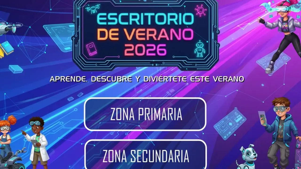 Escritorio de verano 2026 actividades estudiantes Educacyl