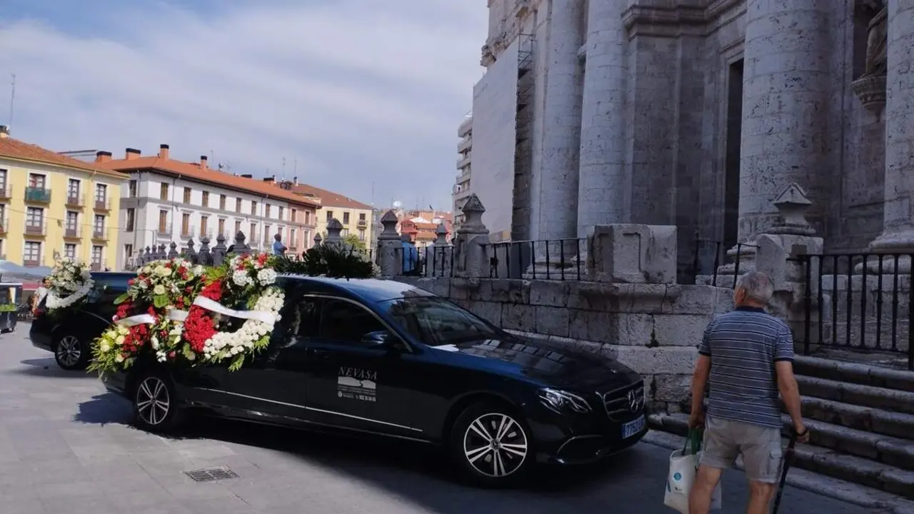 Funeral Ivan Sanz y su familia victimas accidente mortal Herrera de Pisuerga Catedral Valladolid