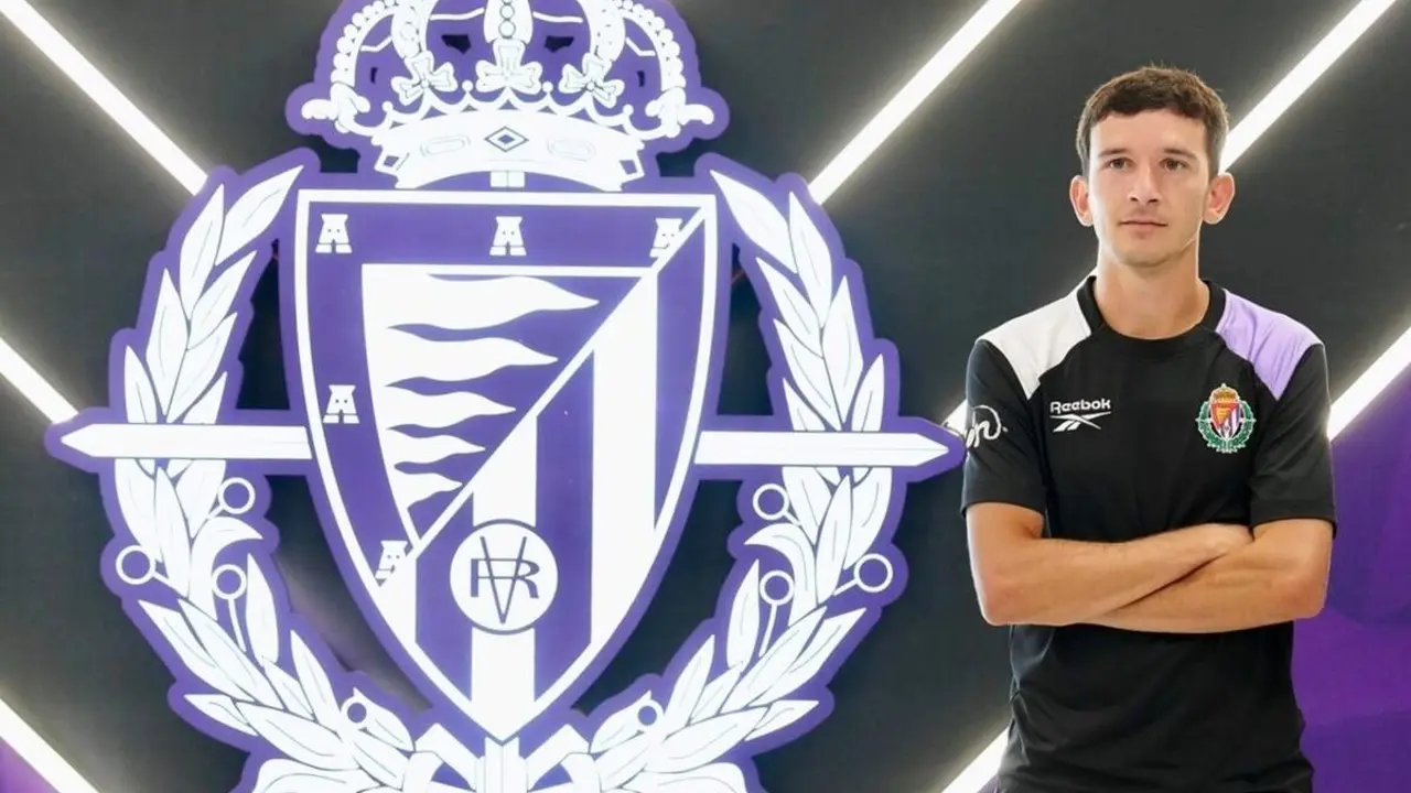 Presentacion Luis Chacon nuevo jugador Real Valladolid comparecencia Zorrilla
