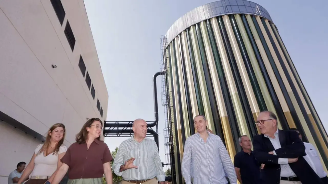 Visita finalizacion obras red de calor Parquesol Ayuntamiento de Valladolid y Junta