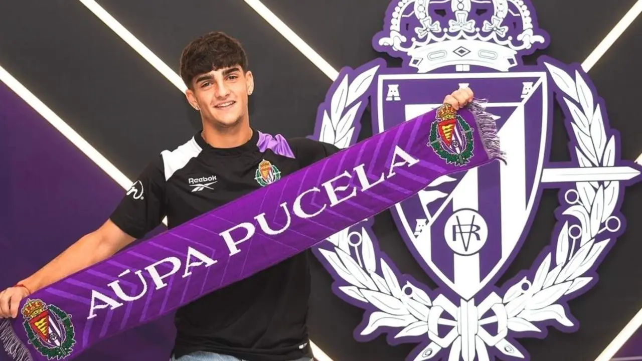 Presentacion oficial Victor Fernandez nuevo jugador Real Valladolid Jose Zorrilla