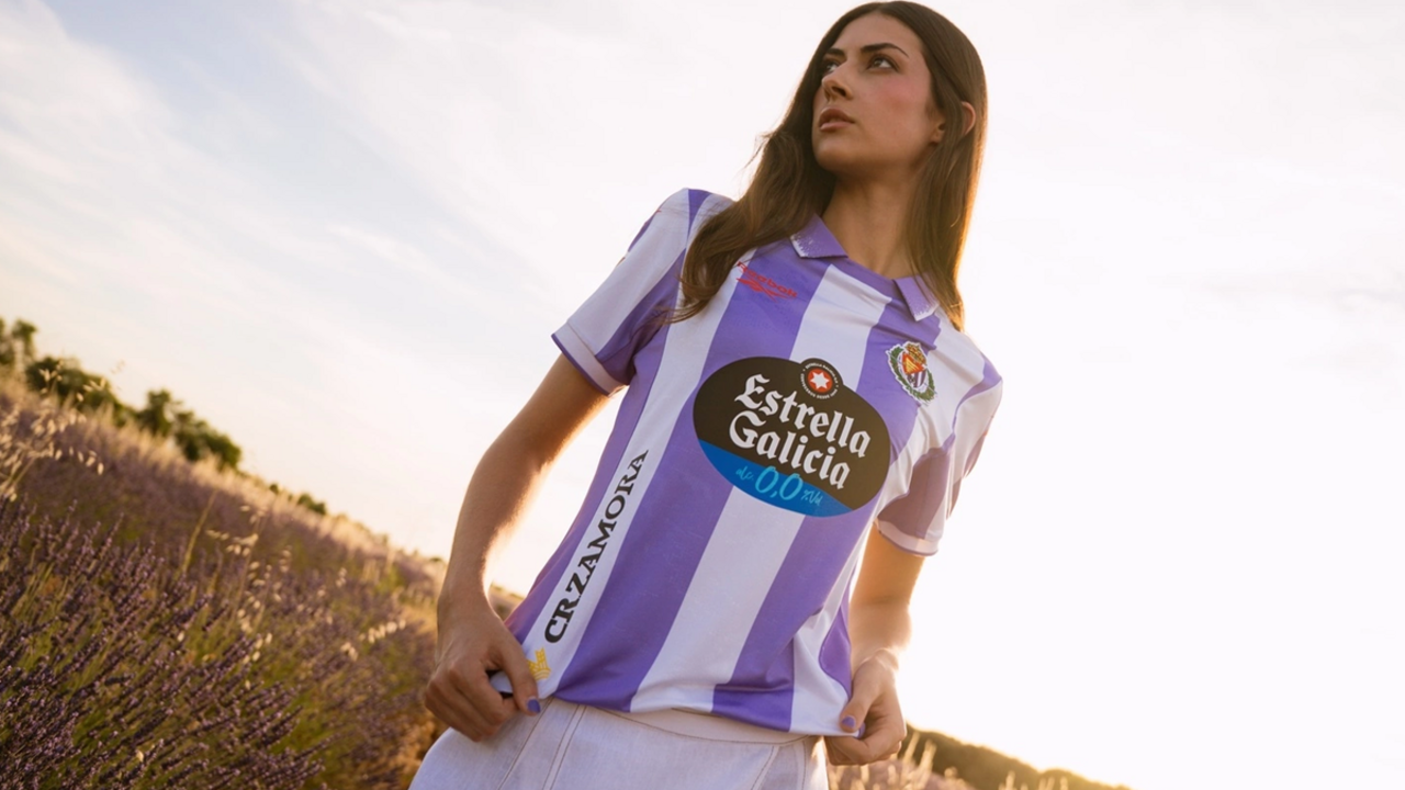 Presentada primera equipacion Real Valladolid 2026-2027 nueva firma Reebok