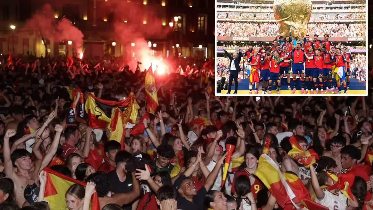 Victoria Seleccion Espanola Final Mundial 2026 celebracion vallisoletanos Plaza Mayor
