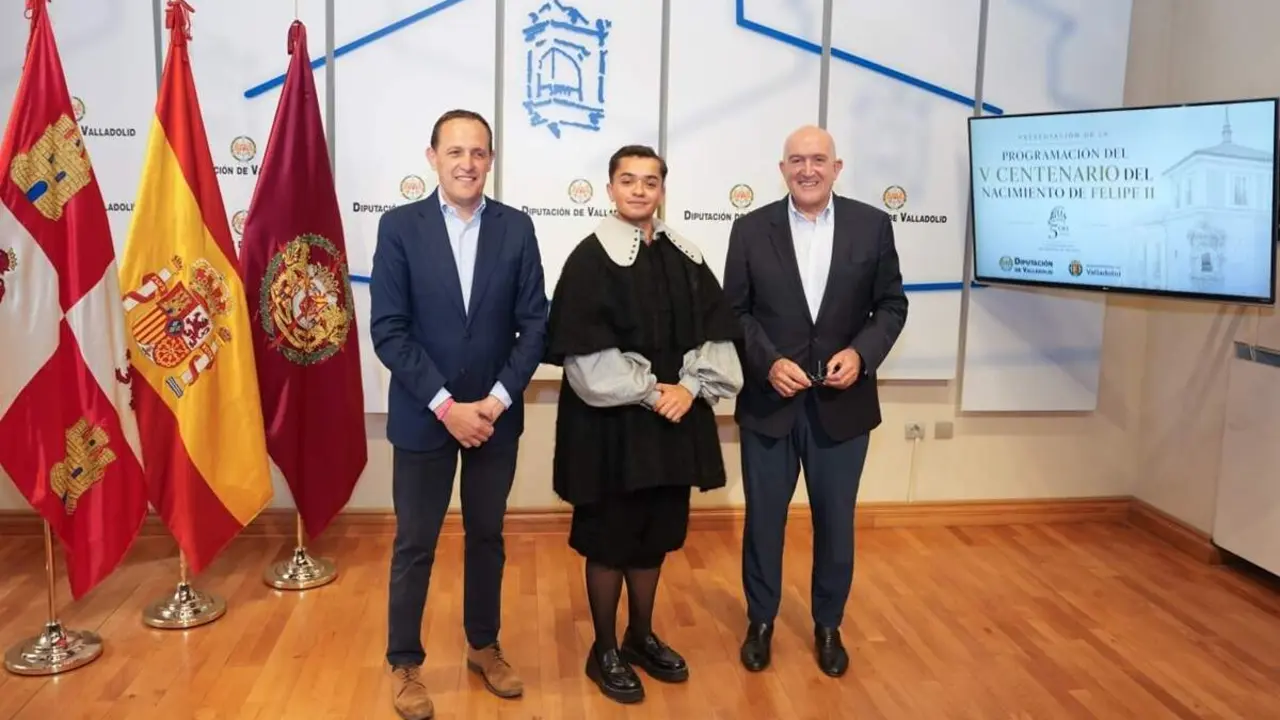 Presentacion programacion actividades V Centenario nacimiento Felipe II Diputacion y Ayuntamiento Valladolid