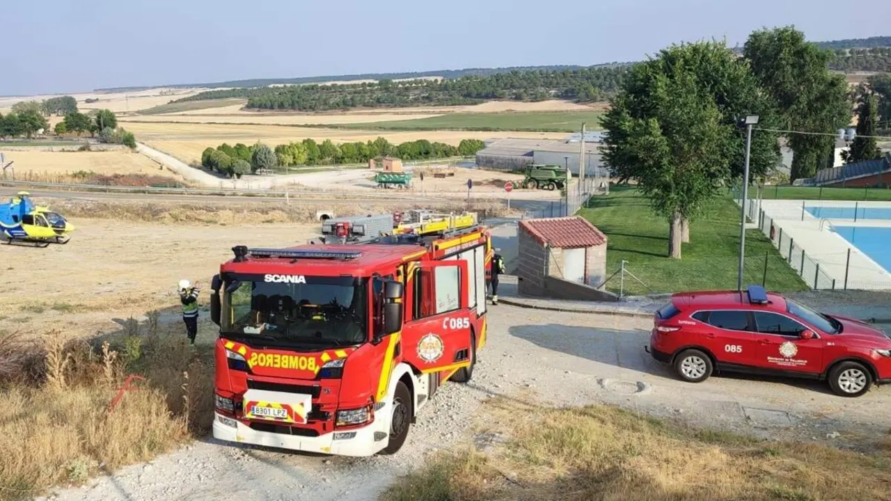 Incidente piscina Castrillo-Tejeriego personas atendidas inhalacion gas cloro intervencion Bomberos Diputacion
