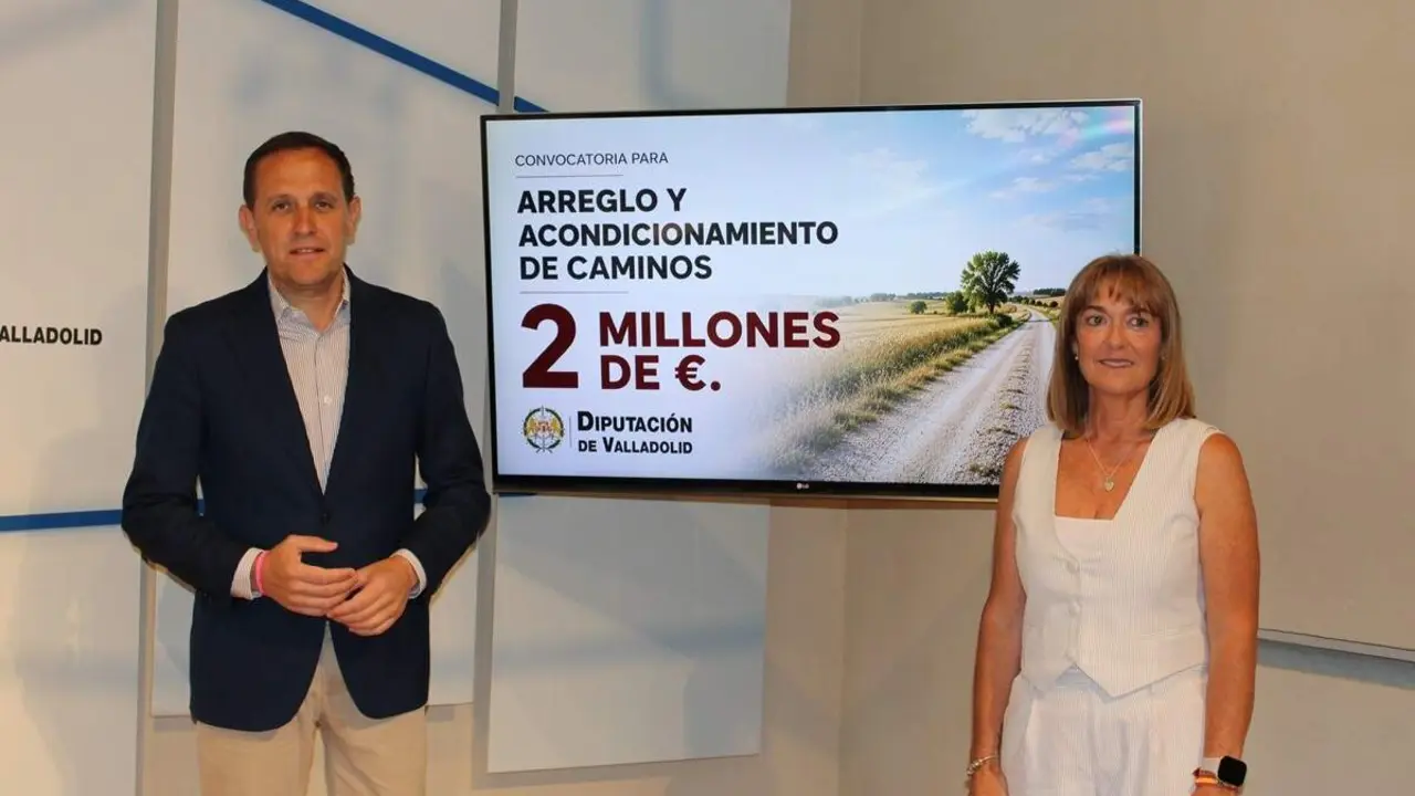Presentacion nueva convocatoria ayudas arreglo caminos agricolas Diputacion Valladolid