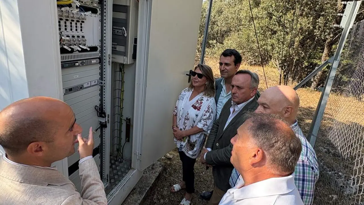 Visita centro emisor TDT La Santa Espina digitalizacion provincia Valladolid jcyl