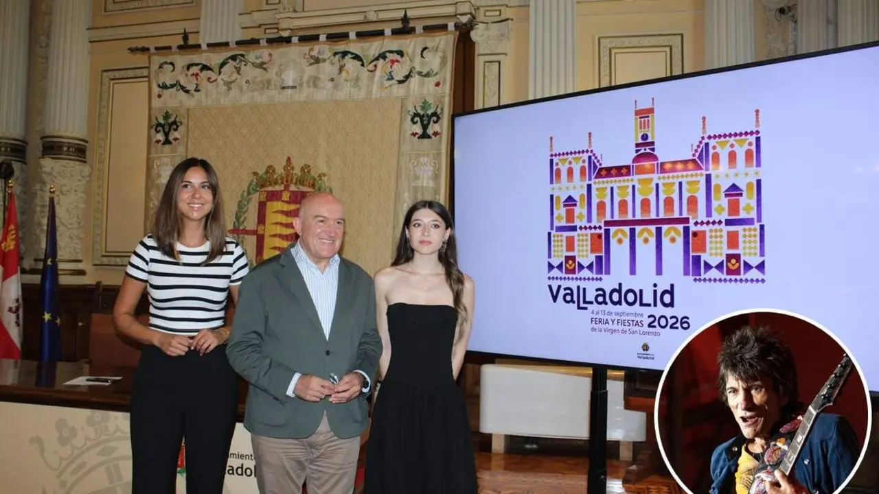 Presentacion cartel y concierto Ronnie Wood Fiestas de la Virgen de San Lorenzo Valladolid 2026
