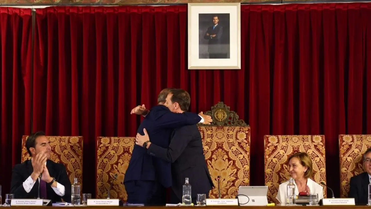 Despedida Victor Alonso vicepresidente Diputacion Valladolid nueva etapa procurador Cortes