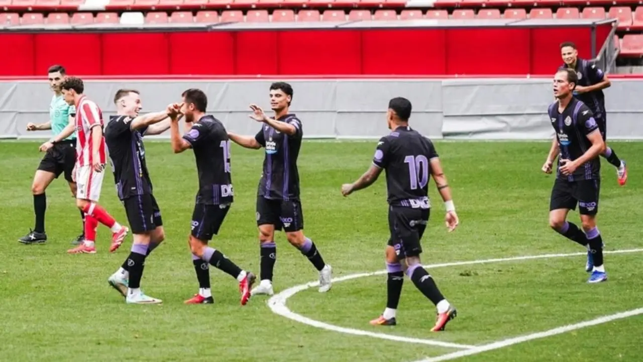 Ultimo amistoso verano victoria Sporting de Gijon vs Real Valladolid pretemporada