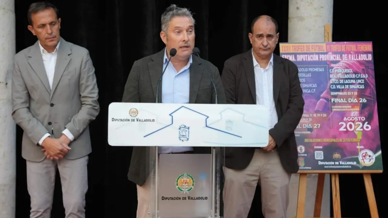Presentacion Trofeo Futbol Masculino y Femenino Diputacion Valladolid La Cisterniga 2026