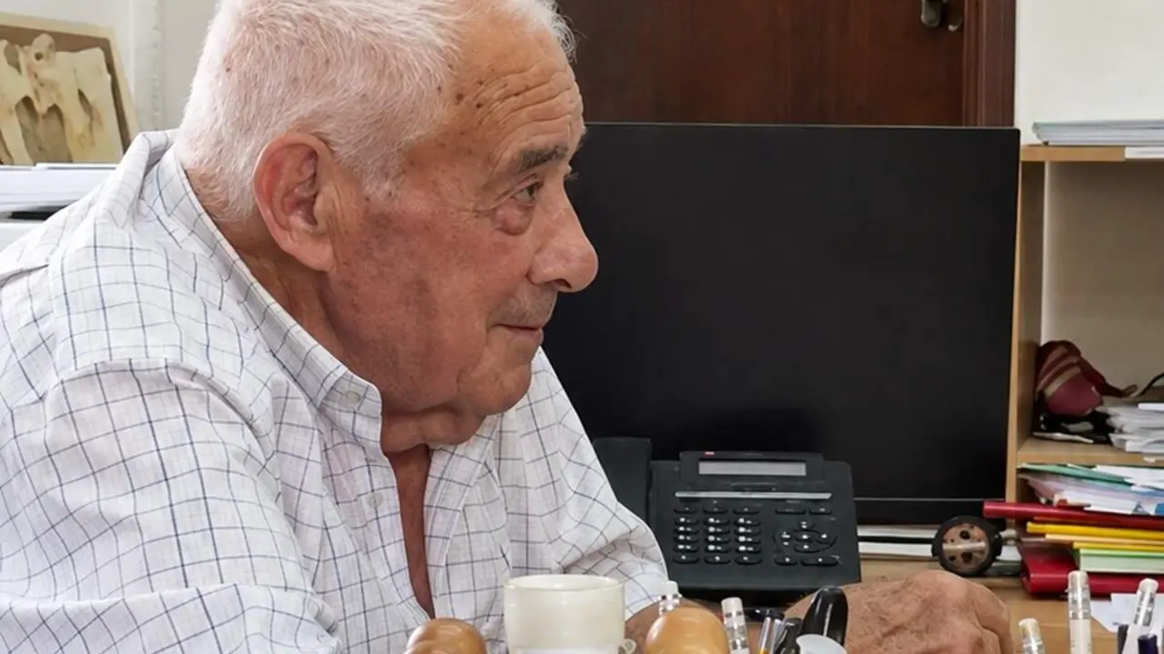 Juan Garcia Benito 91 anos alcalde Rabano presentacion elecciones 2027 PSOE