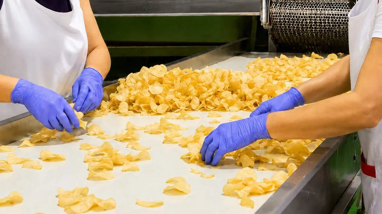 Trabajadoras fabrica de patatas empleo provincia Valladolid