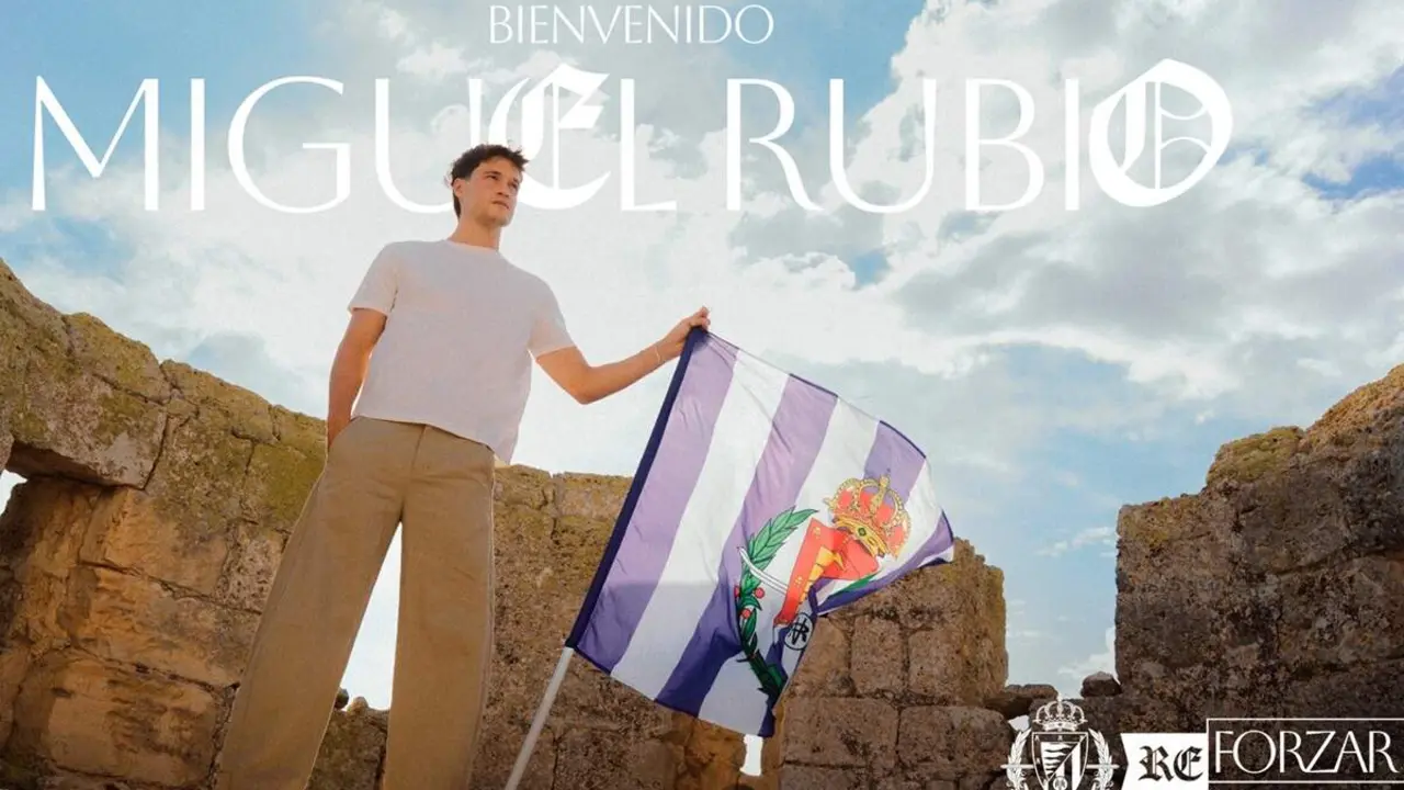 Anuncio fichaje central Miguel Rubio Real Valladolid regreso Jose Zorrilla