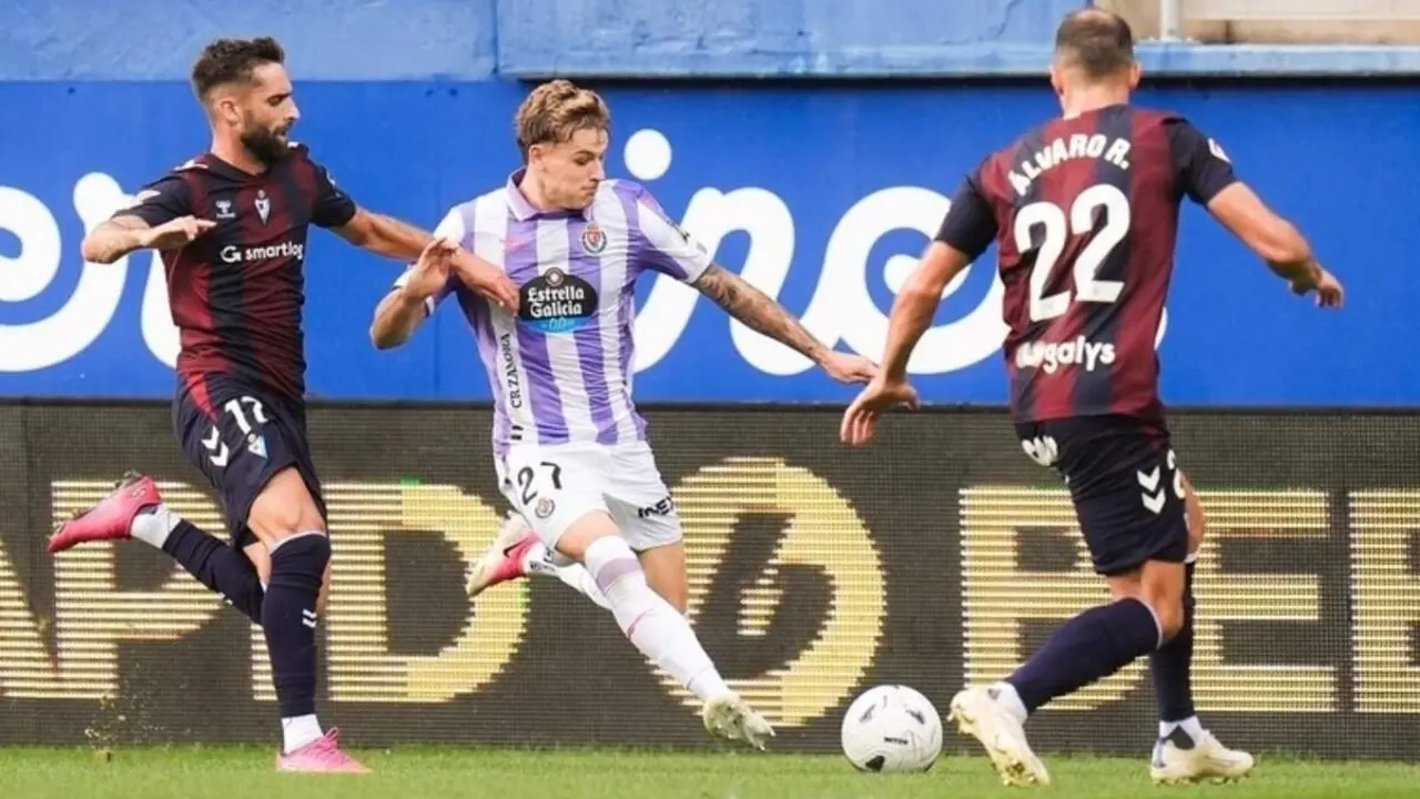 Cronica derrota partido Eibar vs Real Valladolid Ipurua Segunda