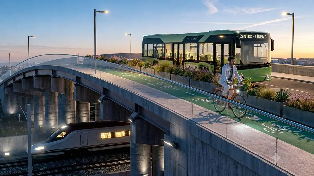 Infografia proyecto reforma viaducto Daniel del Olmo movilidad Valladolid