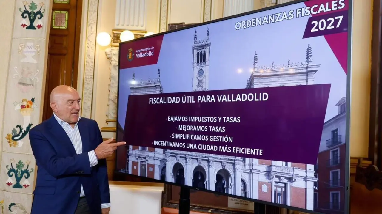 Ordenanzas Fiscales 2027 bajada IBI 10% alcalde Jesus Julio Carnero Ayuntamiento Valladolid