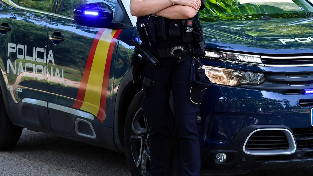 Policia Nacional coche patrulla y agente intervencion agresion detenciones sucesos Valladolid