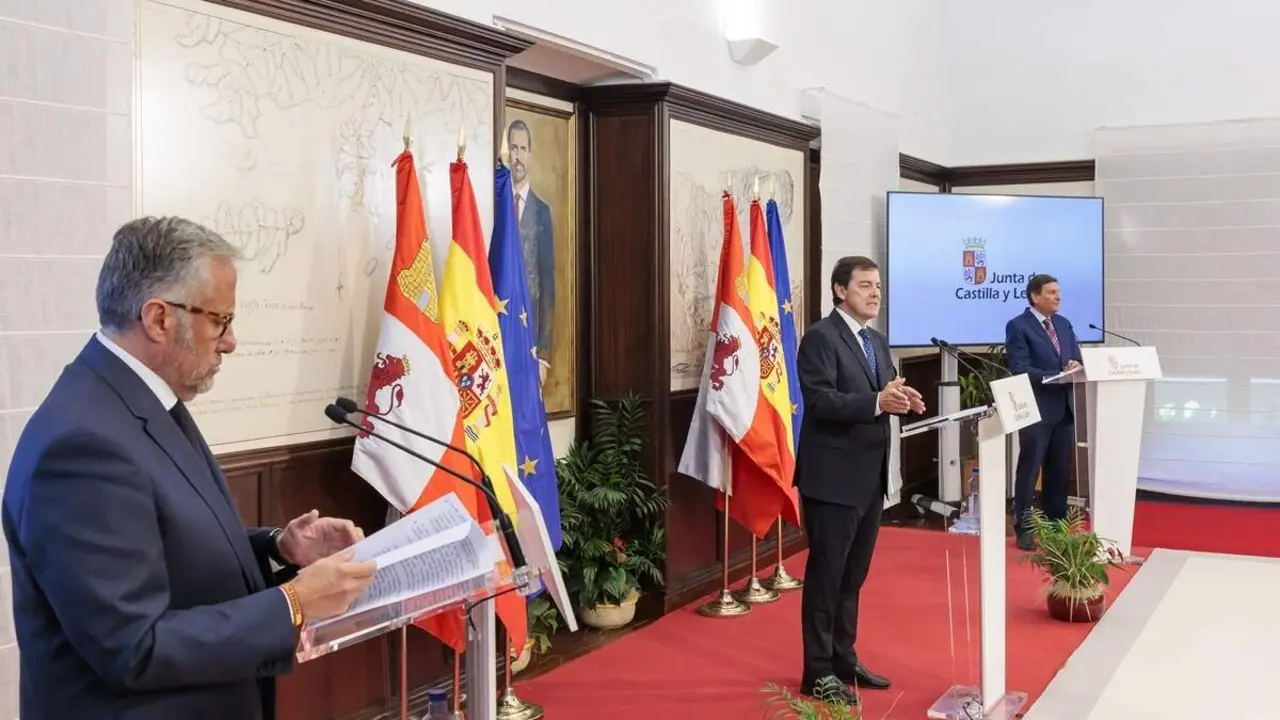 Presentacion rebajas fiscales para 2027 Junta Castilla y Leon Manueco Pollan y Carriedo