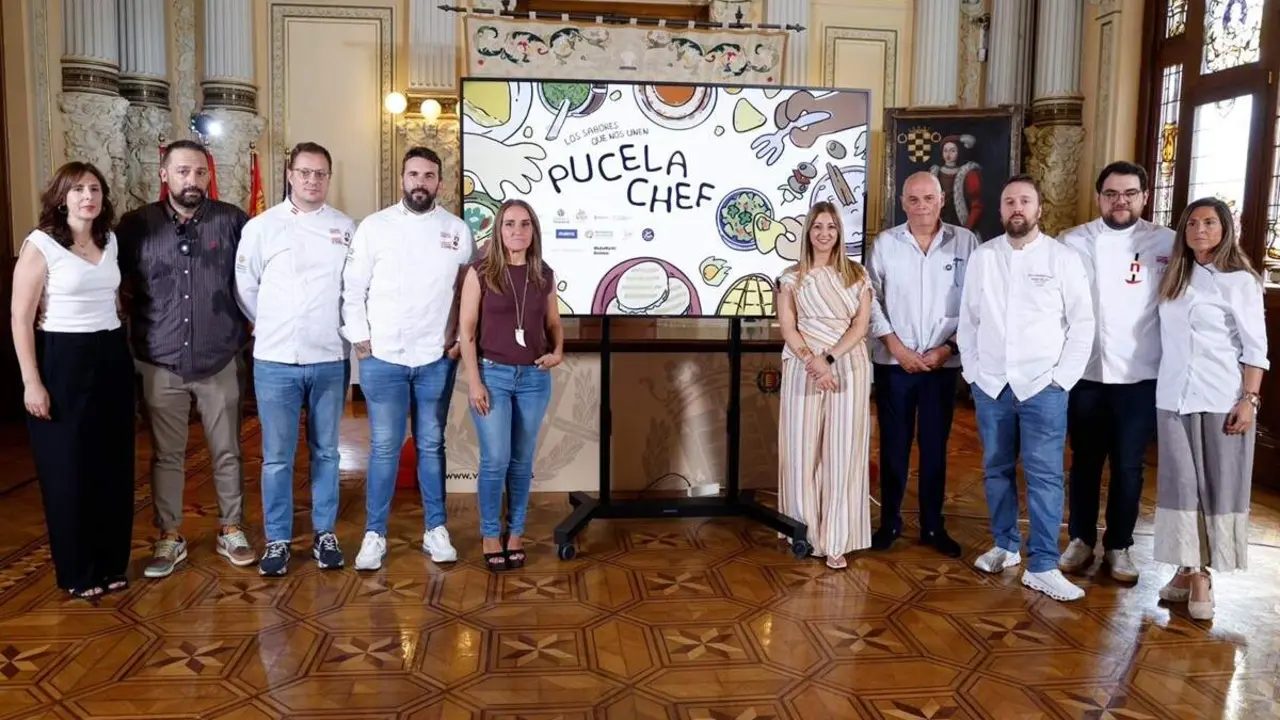 Presentacion tercera edicion Pucela Chef competicion gastronomia jovenes Ayuntamiento Valladolid