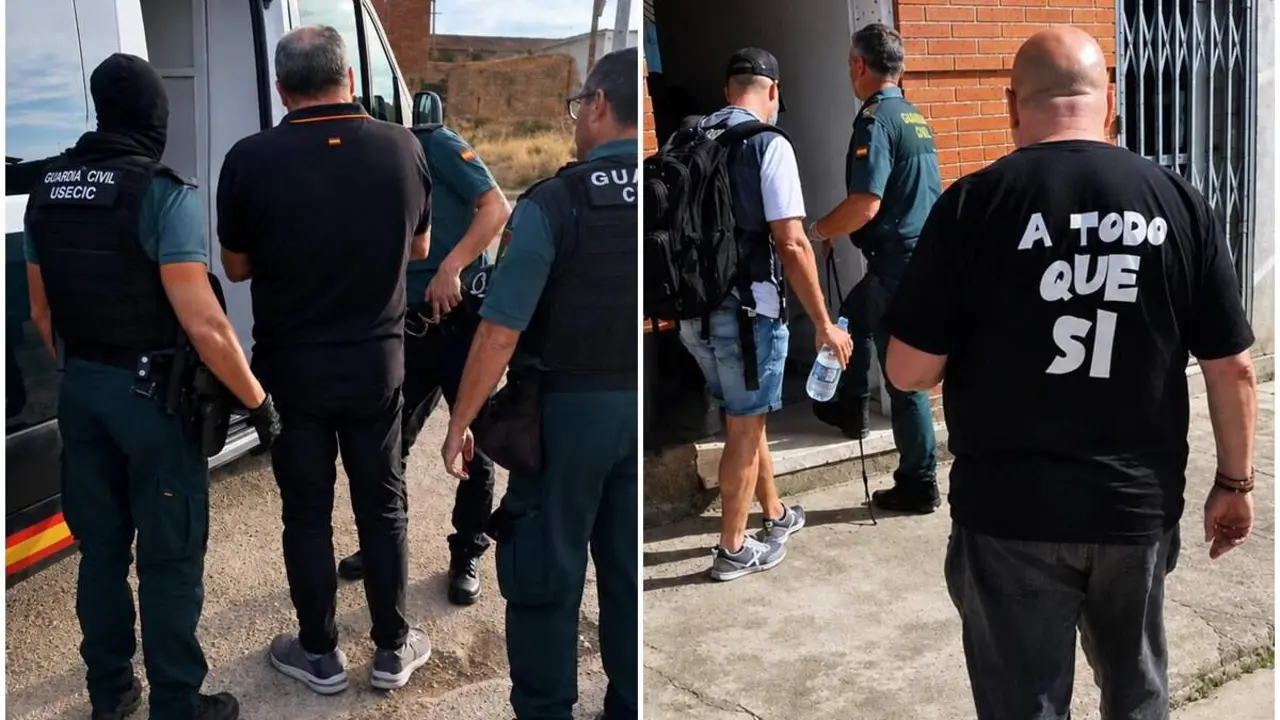 Operacion Celatar drogas San Pedro de Latarce y Villalpando cuatro detenidos Guardia Civil