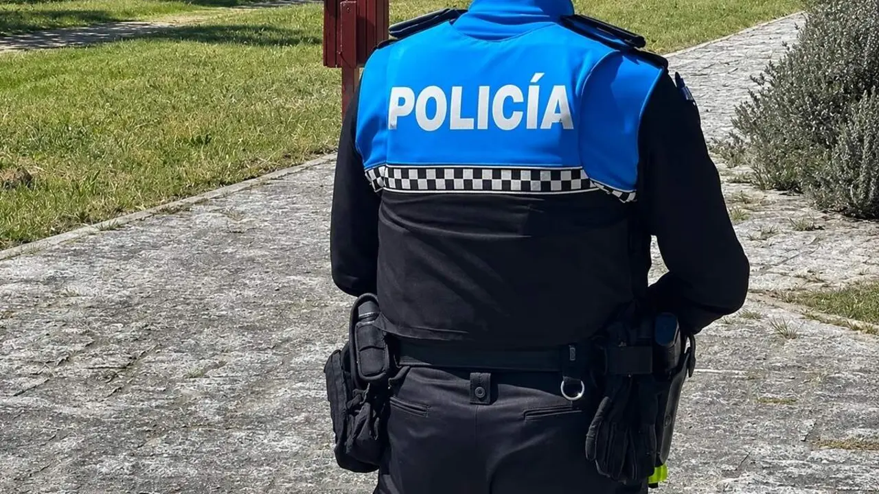 Policia Local agente hombre intervencion provincia Valladolid