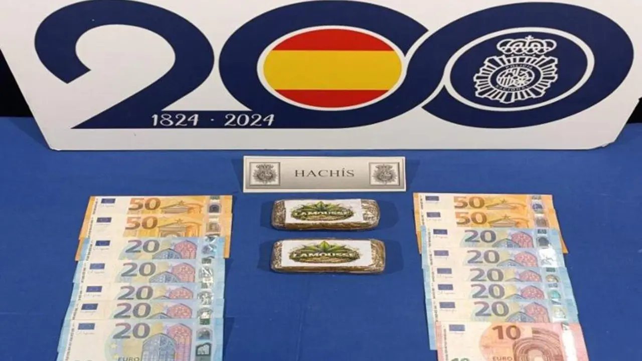 Tabletas hachis y dinero intervencion Policia Nacional detenidos Las Viudas Valladolid
